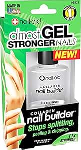 Amazon.com: nail-aid collagen nail builder thickener hardener #08821, 0 Amazon.com: Nail-Aid Collagen Nail Builder Thickener Hardener #08821, 0