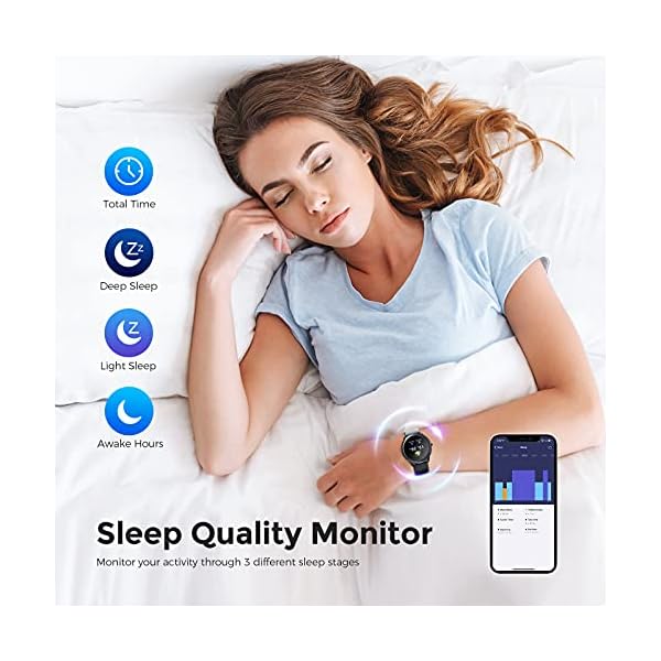 Vigorun-Smart-Watch-128-Full-Touch-Screen-Smartwatch-for-Men-Women-IP68-Waterproof-Fitness-Tracker-with-Swimming-10-Sports-Modes-24H-Heart-Rate-Monitor-Sleep-Tracker-Pedometer-Black Vigorun Smart Watch, 1.28" Full Touch Screen Smartwatch for Men Women, IP68 Waterproof Fitness Tracker with Swimming 10 Sports Modes 24H Heart Rate Monitor Sleep Tracker Pedometer (Black)