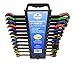 12 Piece Ratcheting Wrench Set | 72 Tooth Ratchets, 5 Degree Movement Metric Wrenches Ratchet Set | Colored Combination Wrench Set Sizes of 8mm - 19mm | Bonus Wall Hanging Carrier by Gummerson Tools