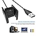 Fitbit Charge 2 Cable Charger, Midenso Extra Long wire 3.9ft/1.2m Replacement USB Charger Fast Charging Cable Cradle Dock Adapter for Fitbit Charge 2 Heart Rate Fitness Wristband Smart Watch, Black