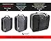 Lunch Bag KOSOX Original Thermal Insulated Oxford Lunch Box, Waterproof Cooler Tote for Women Men Diet Management Travel Picnic School (Black Gray)