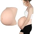 NSSZNUS Fake Pregnant Belly 6-9 Months Silicone Pregnancy Belly for Actor Performance Maternity Pregnant Woman Training
