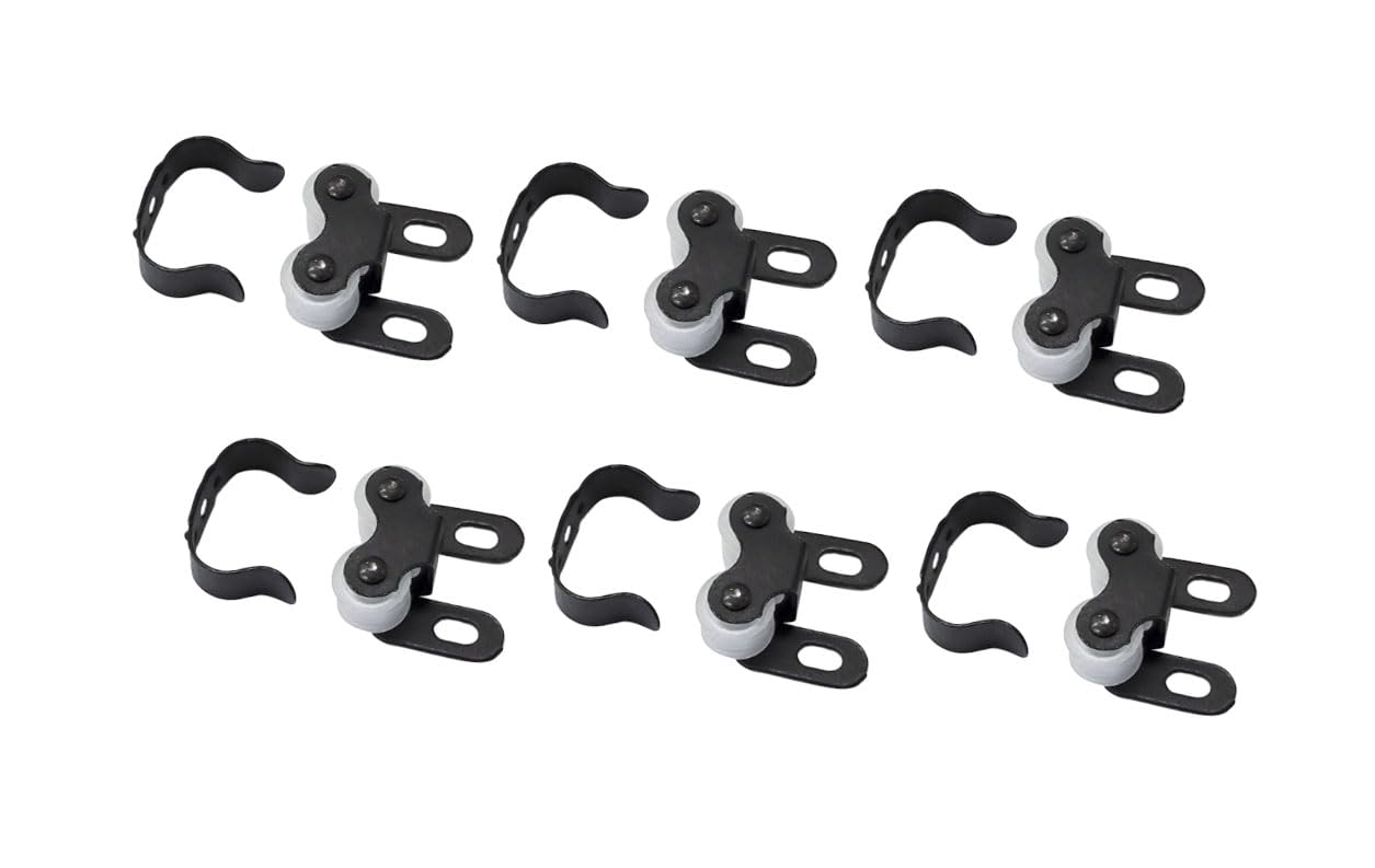Photo 1 of QCAA Friction Roller Catch for RV and Mobil Home, Matte Black, 6 Pack, Made in Taiwan