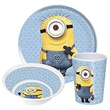 Despicable Me Minions 3-piece Melamine Dinnerware Set