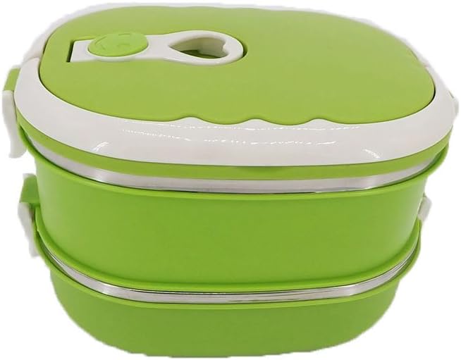 bento 2 layer lunch box with temperature display flask 500ml