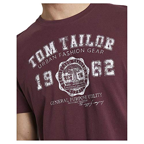 TOM-TAILOR-Herren-Casual-Logo-T-Shirt