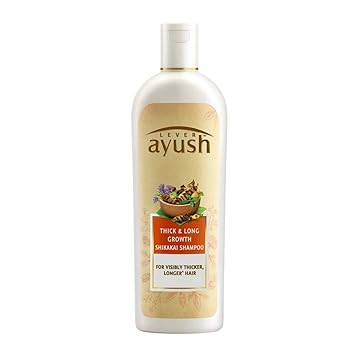 Lever Ayush Thick and Long Growth Shikakai Shampoo, 175ml
