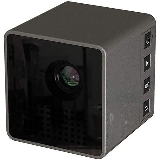 YUEBAOBEI Mini Proyector LED Cube, Wireless Mobile WiFi Mini ...