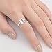 Open Bar Gap Ring New .925 Sterling Silver Band Size 8 (RNG15405-8)
