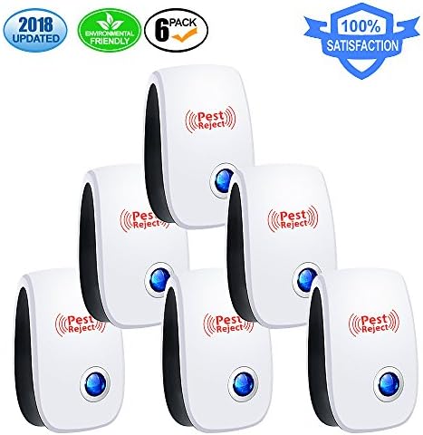 Ultrasonic Pest Repeller &amp; Mosquito Repellent Plug in Pest Control - Electrical Mice Repellent &amp; Rat Repellent in Pest Repellent - Bug Repellent for Flea, Ant, Fly, Roach, Spider- No More Trap Spray