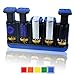 Finger Master Hand Exerciser - Best Hand & Finger Strengthener For Grip & Finger Strengthening, Guitar Practice, Rock Climbing Training And Trigger Finger Training - Blue