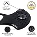 Activated Carbon Dust Mask for Breathing Clean Air, with Extra Filters, Excellent for Cycling, Running, No More Exhaust Gas, Dustproof, Anti Allergy and Pollution, PM2.5 N99, Outdoor Activities