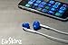 EarSkinz EarPod Covers (ES2) - Blue - for Apple iPhone 7 / 6S / 6 / 5S / 5SE / 5C / 5