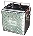 Silver Creek Diamond-Plate Cooler. Stylish Built-in Bottle Opener. Holds 12 cans or 8 Bottles. Refrigeration Grade Insulation.