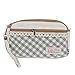 Damara Womens Detachable Strap Grid Expandable Clutch Purse