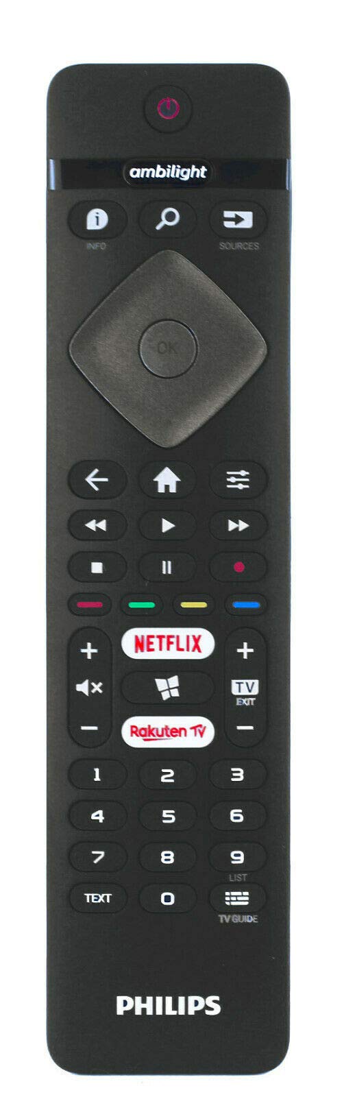 Philips Remote Control for Ambilight 75PUS6754/12 65PUS6754/12 65PUS6704/12 55PUS6754/12 Smart LED TVs