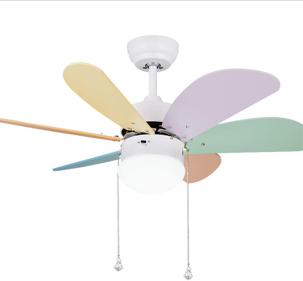 Amazon Com Ruiyeye Children S Room Ceiling Fan Light Reversible 3