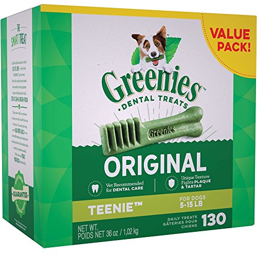 Greenies Dental Dog Treats Teenie Size Original Flavor 36 Ounces Greenies Dental Dog Treats Teenie Size Original Flavor 36 Ounces