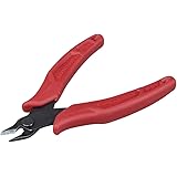 Klein Tools D275-5 Lightweight Flush Cutter, Up to 16 AWG, Grips Designed for Tool Control and Heat Treated For Durability