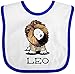 Inktastic Baby Boys' LEO lion Westie Baby Bib by KiniArt
