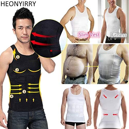 uber Pack of 1 Men Shapers Sleeveless Firm Tummy Belly Buster Vest Control Slimming Belt Shaper Underwear ShirtVest Face Lift Tool