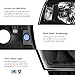VIPMOTOZ Black Housing OE-Style Headlight Headlamp Assembly For 2005-2011 Toyota Tacoma Pickup Truck, Driver & Passenger Side