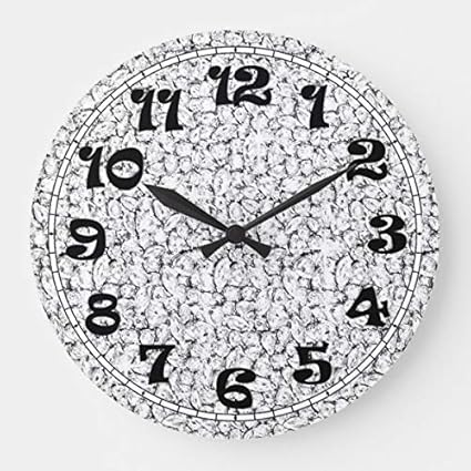 Amazon Com 12 White Diamond Bling Pattern Wooden Decorative