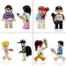 Minifigures Set of 40+7 Include Lego-Compatible Building Bricks Mini People and Accessories for Party Favors, Gifts, Just to Build for Fun