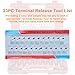 Sunluway Universal Terminal Release Kit Electrical Terminal Removal-23Pcs for American Domestic and Imported Vehicles
