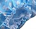 Haian ABDL PVC & Satin Ruffle Rhumba Pull on Plastic Pants (Medium, Blue)