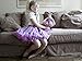 LULLABY KIDS Toddler Girl's Dance Tutu Skirts Multi-Layer Party Birthday Tutu Dress, Lavender, M