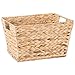 DII Hyacinth Collection Storage Baskets, Medium Set (11x9x7