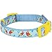 Blueberry Pet Essentials 10 Patterns Statement Funny Parrot Designer Adjustable Dog Collar, Medium, Neck 14.5