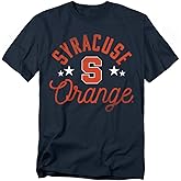 Syracuse University Official Orange Unisex Adult T-Shirt, Navy, Large