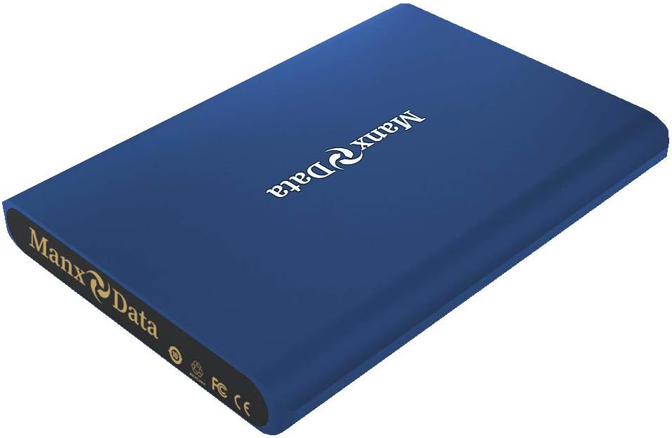 ManxData 512GB Blue USB 3.1 Gen 2 (10 Gbps, Type-C) External Solid State Drive (Portable SSD) for use with Windows PC, Mac, Smart tv, XBOX ONE & PS4 - Image 4