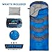 HiHiker Camping Sleeping Bag + Travel Pillow w/Compact Compression Sack – 4 Season Sleeping Bag for Adults & Kids – Lightweight Warm and Washable, for Hiking Traveling & Outdoor Activitiesthumb 1