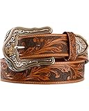 Tony Lama Men's Westerly Ride Leather Belt Reg And Big - C41514