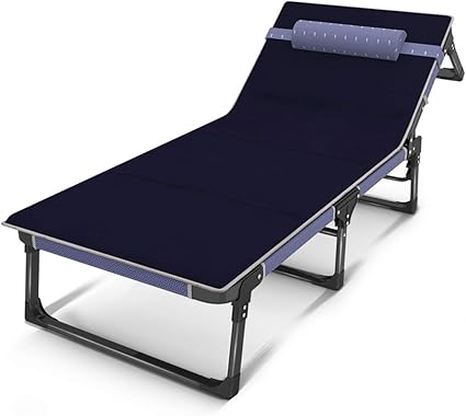 L-SYJH Tumbonas, Cama Reforzada para Oficina, Cama Plegable Simple