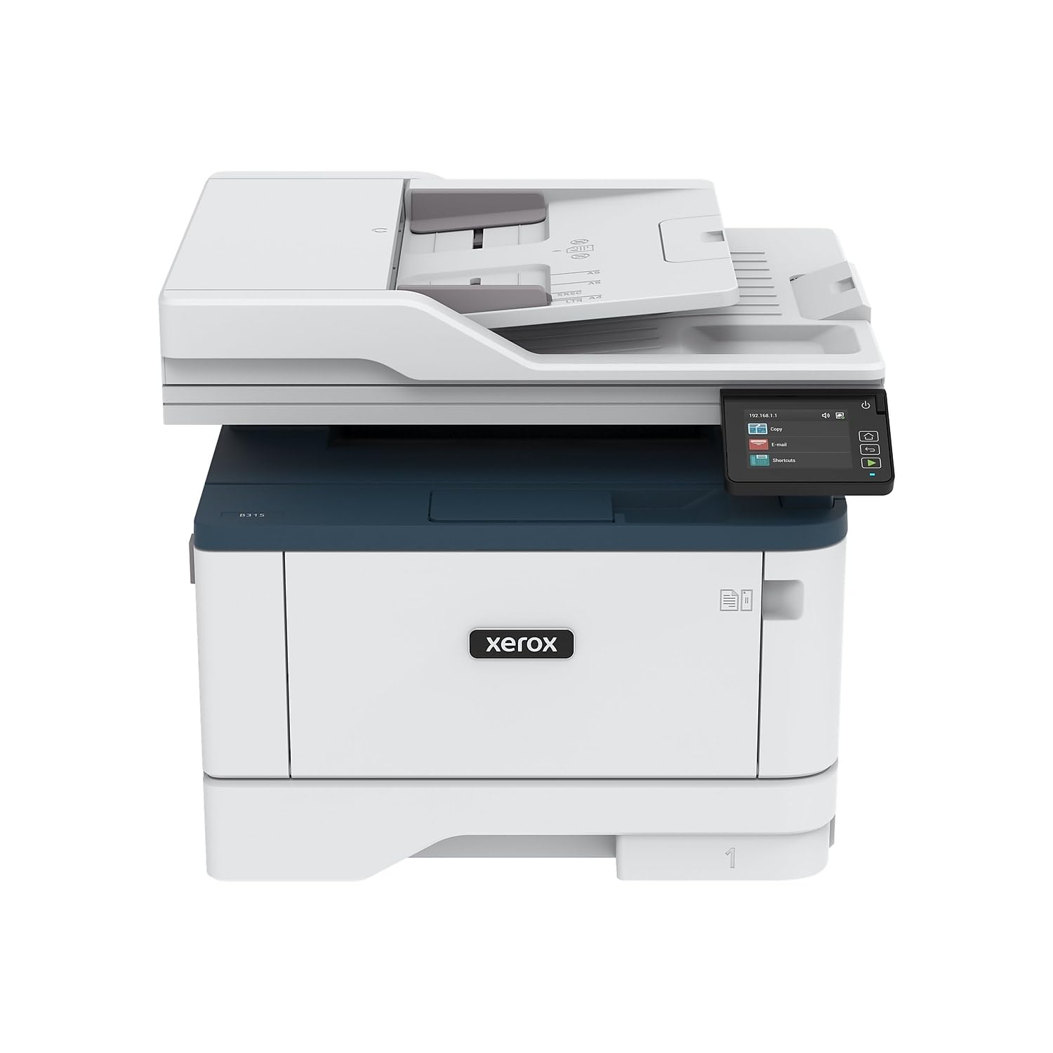 Xerox B315DNI All-In-One, Laser, B&W, Wireless, RADF, Letter, Print, Scan, Copy, Fax, Energy Star Certified, Up to 42PPM