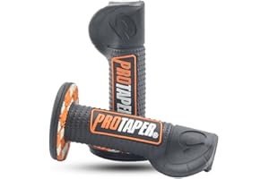 ROMLCBIZ 7/8" Motorcycle Grips 22mm Universal Powersports Dirt Pit Bike Grips Compatible with ATV Pocket Bikes Mini Quads Dirtbike