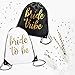 Pop Fizz Designs | Bride & Bride Tribe Drawstring Bags (7 Pack) | Bags for Bachelorette Party | Black