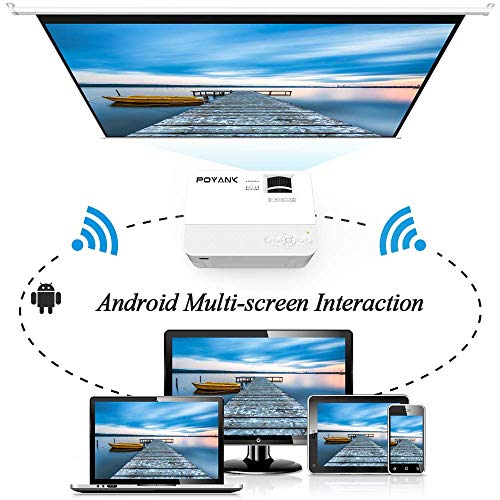 3 Projector+POYANK+Wireless+Compatible+Supported