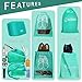Packing Cubes Travel Set 7Pc 2 Large Cube Organizer Laundry Shoe & Toiletry Bag