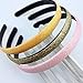 Adecco Glitter Headbands for Girls - Sparkly Colorful Plastic Headbands (10 Pcs)