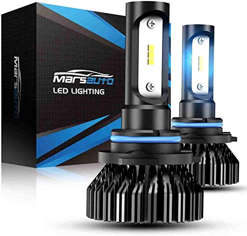 #LightningDeal Marsauto 9005 LED Headlight Bulbs High Beam 8000LM 6000K,200% Brightness, HB3 Head Light Bulb Replacement for Halogen,12 CSP Chips Cool Bright,Pack of 2