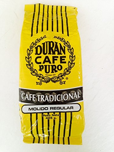 Café Duran Panama Highest Quality Ground Coffee Duran From Boquete Tradicional Regular Ground 0.5 Pound