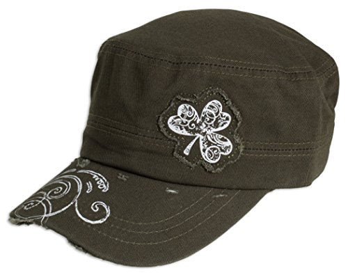 St Patrick's Day Shamrock Cadet Cap
