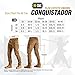 M-Tac Conquistador Flex Tactical Pants - Military Style Men's Cargo Pants with Pockets (Coyote Brown, W30 / L30)