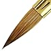pana Finest Kolinsky100% Pure Kolinsky Acrylic Nail Brushes (Round Shape Acrylic Handle) (Size # 8)