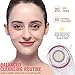 Face Brush, VOGCREST Facial Cleansing Brush 3-in-1 Best Sonic Facial Brush Set Waterproof Face Skin Scrubber for Gentle Exfoliating,Deep Cleansing, Rechargeable (Sonic Rose)